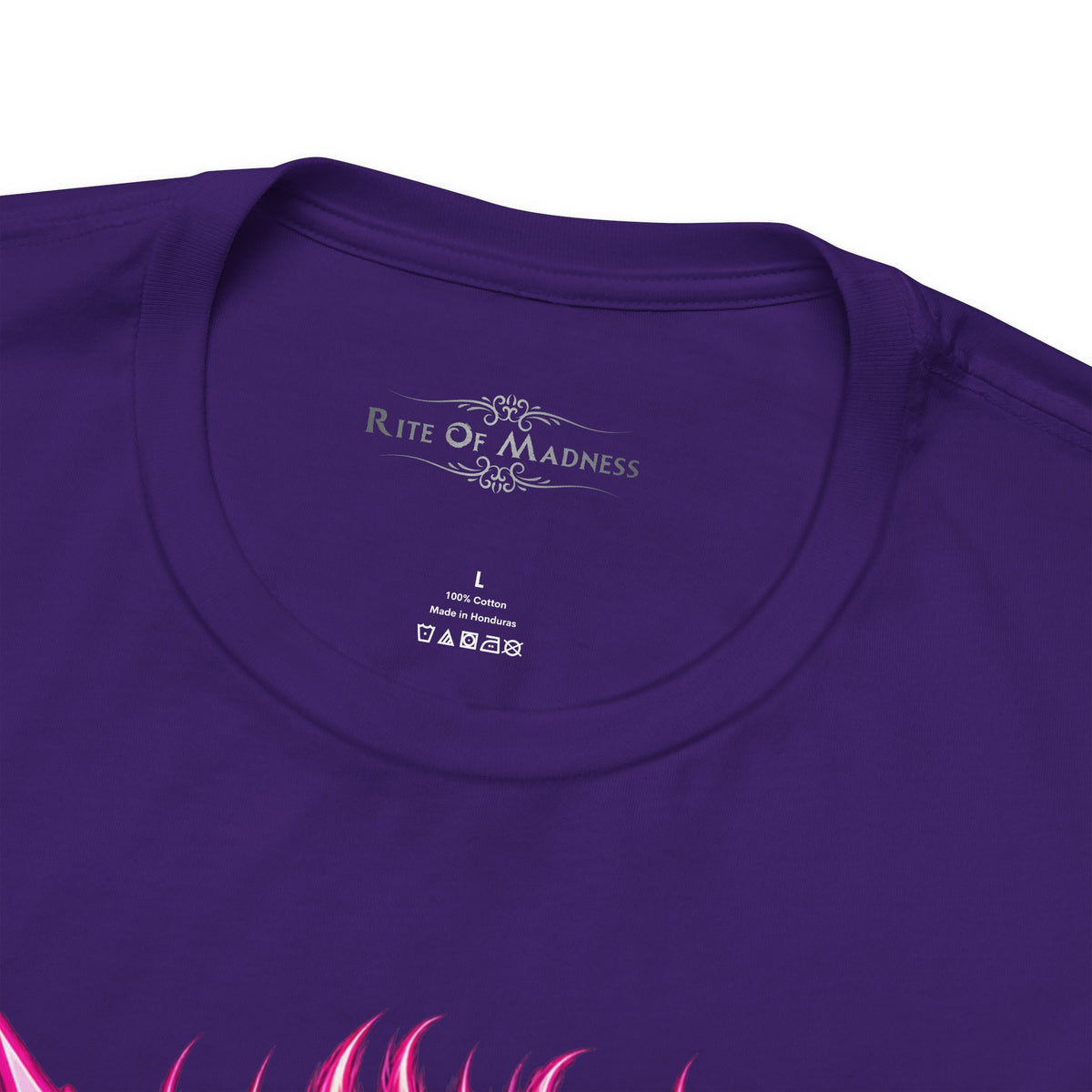 Hair Metal Maneater T-Shirt | 80s Glam Rock Neon Pink Big Cat Graphic Tee