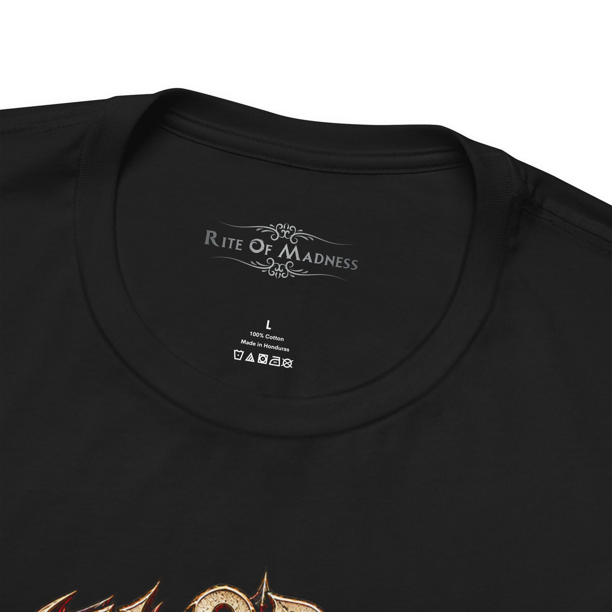 Heaven or Hell There Will Be Rock T-Shirt | Angel Wings Gothic Guitar Heavy Metal Graphic Tee
