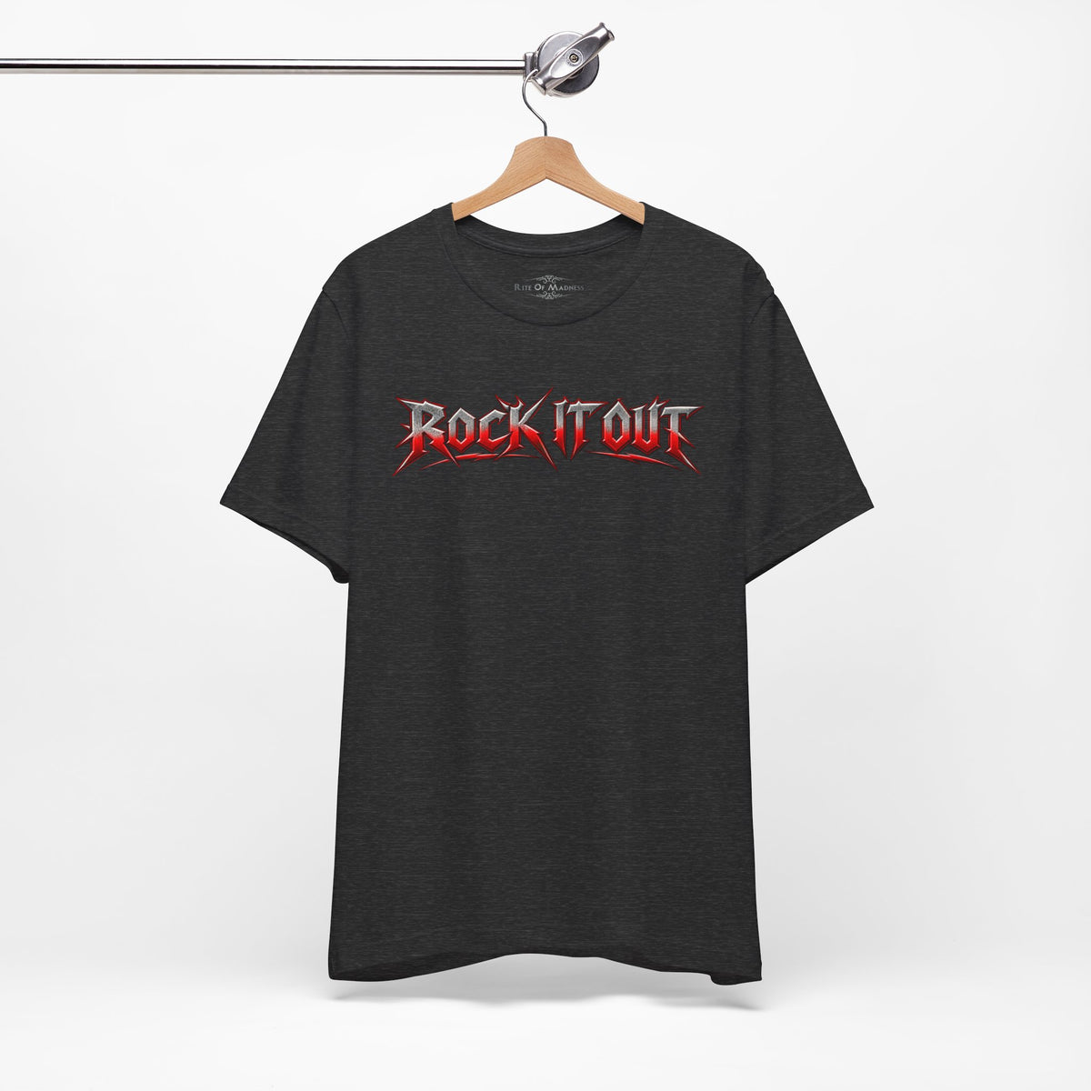 Rock It Out | Bang Your Head Heavy Metal Graphic T-Shirt | Front & Back