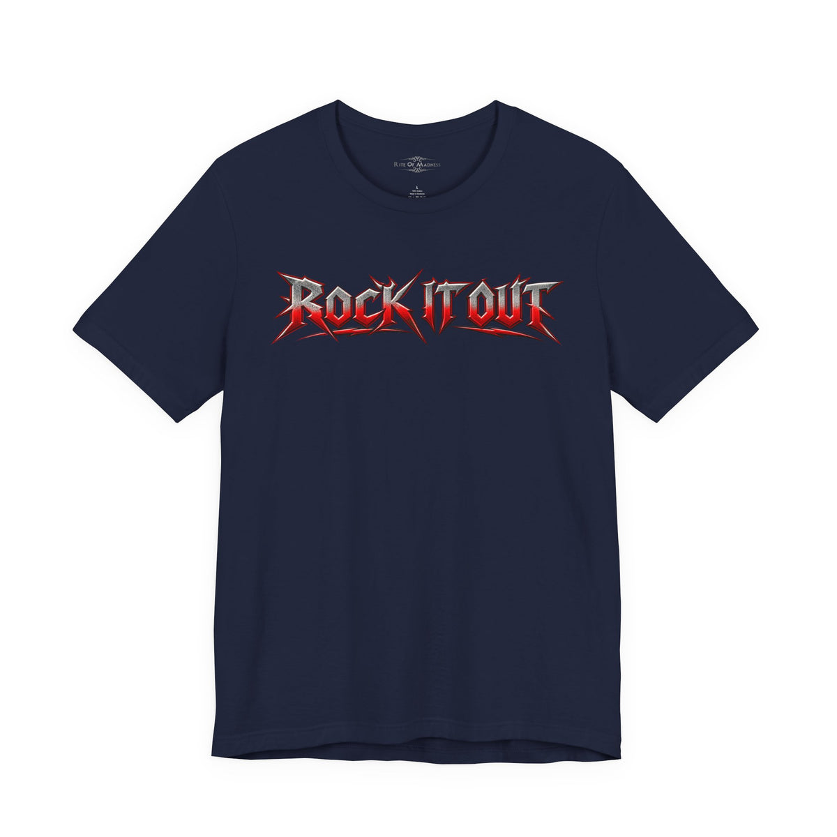 Rock It Out | Bang Your Head Heavy Metal Graphic T-Shirt | Front & Back
