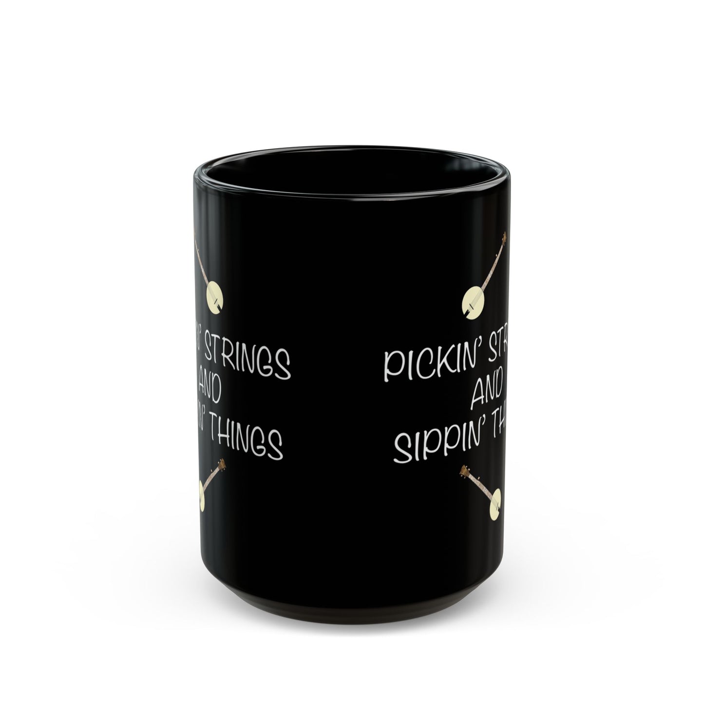 Pickin' Strings & Sippin' Things 15oz Mug