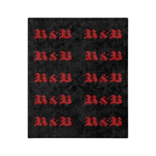 "R&B Groove" 60x50 Velveteen Microfiber Blanket