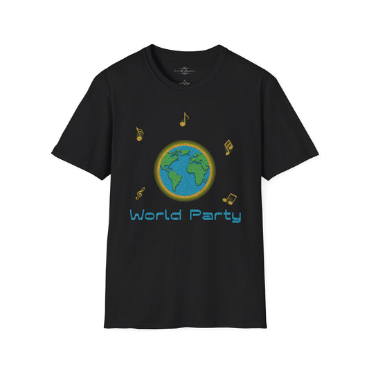 Global Groove – 'World Party' Men's Softstyle Tee