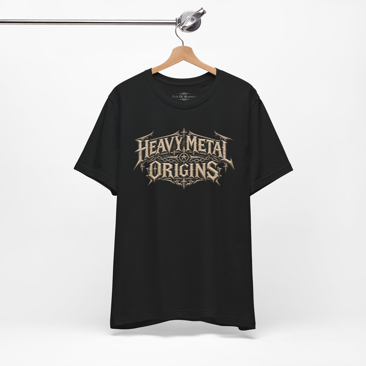 Heavy Metal Origins Est 1968 | Vintage Skull Rock T-Shirt | Gothic Front & Back Graphic Tee