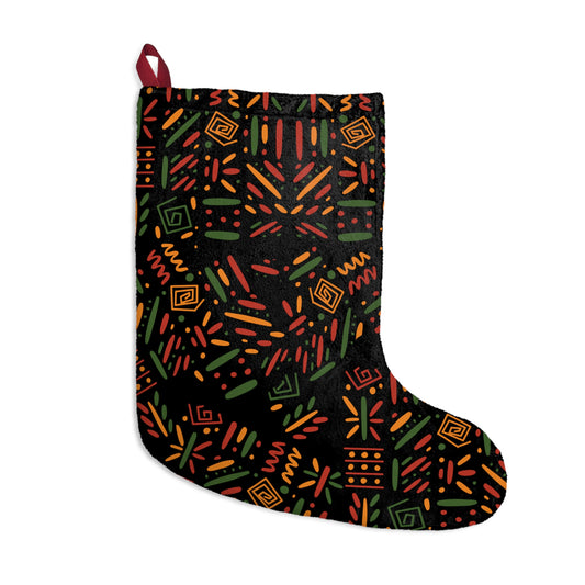 Festive Fusion Stocking: Celebrate with African Patterns!