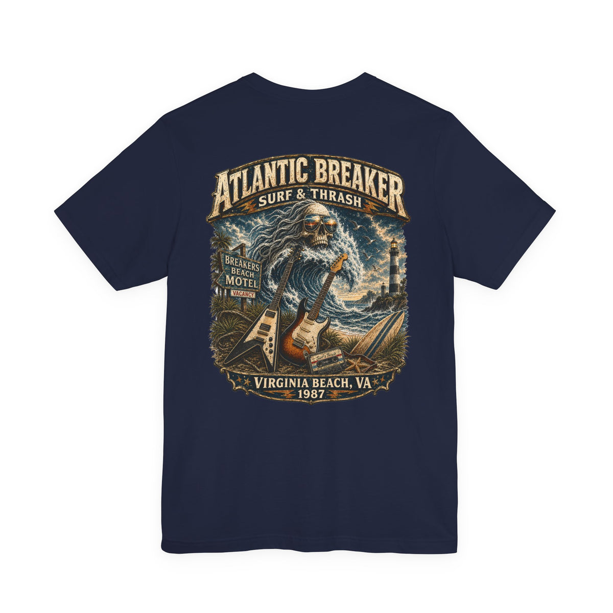 Atlantic Breaker Surf & Thrash | Virginia Beach Rock Graphic T-Shirt