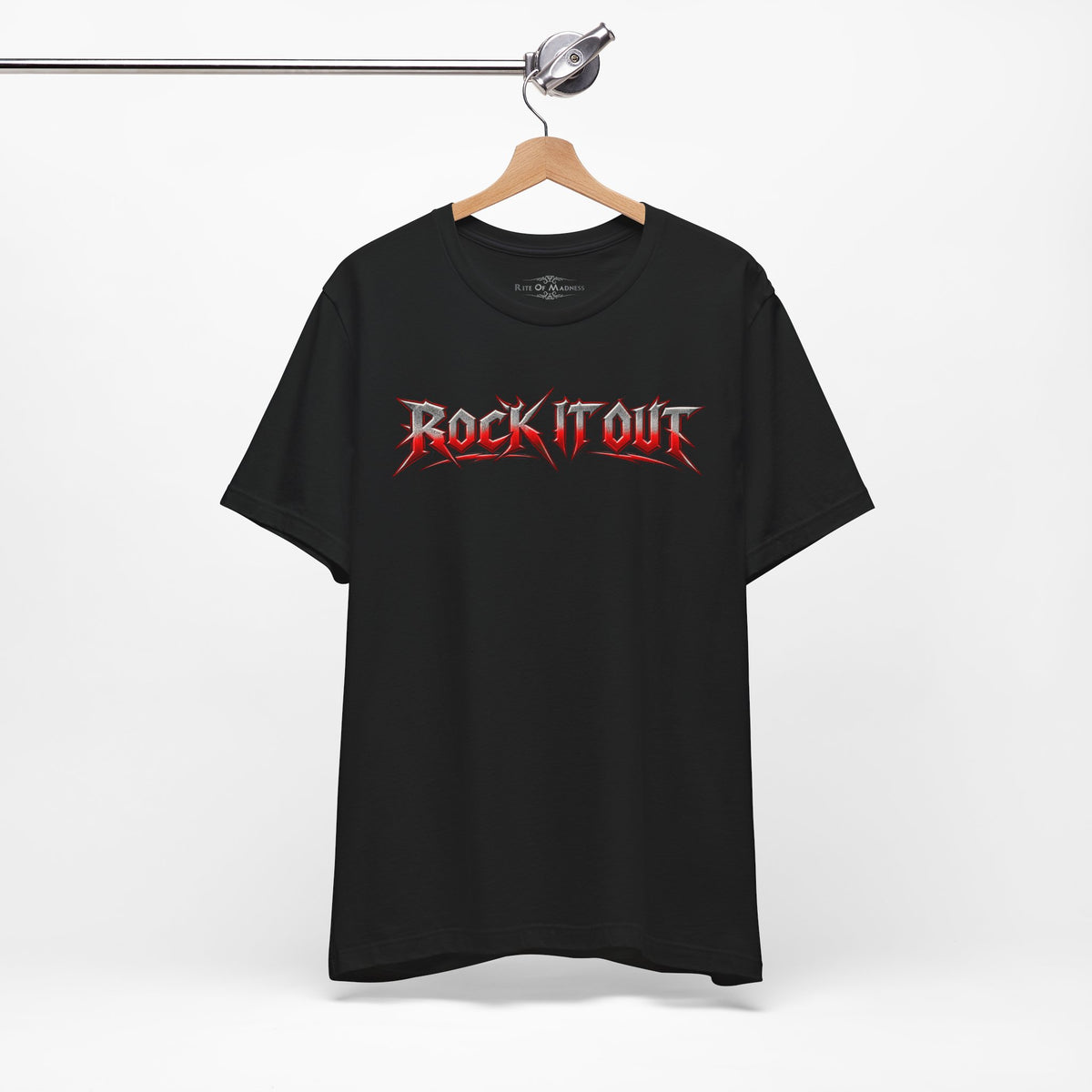 Rock It Out | Bang Your Head Heavy Metal Graphic T-Shirt | Front & Back