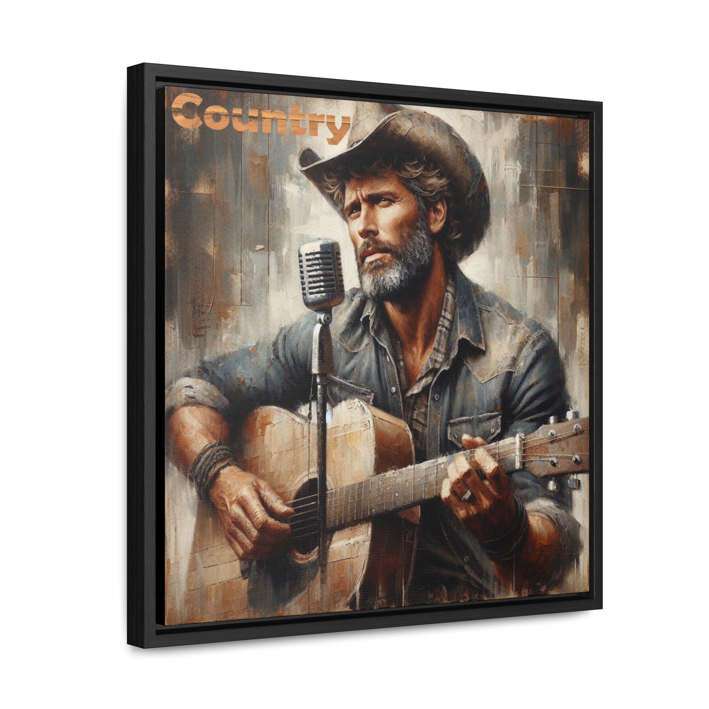 Timeless Country Serenade 16x16 Framed Canvas