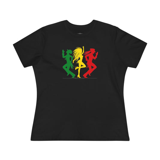 Jamaican Dancers Women's Cotton Tee