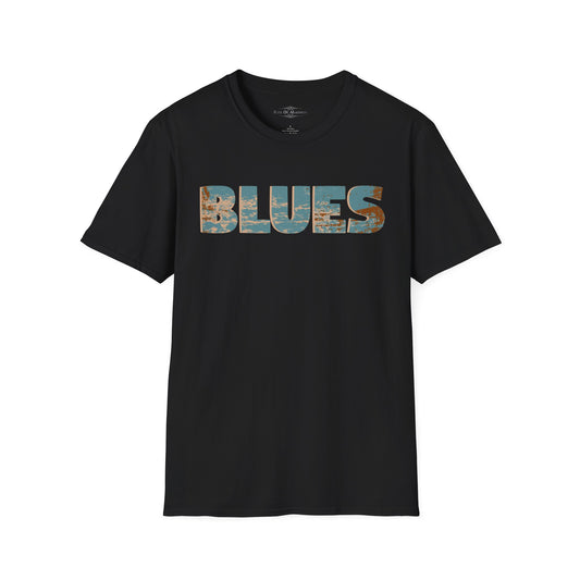 "Blues Vibes" Men's Softstyle Tee