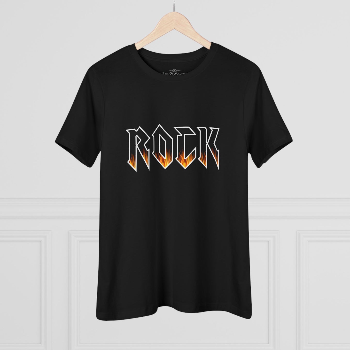 "ROCK On Fire" Women's Cotton Tee