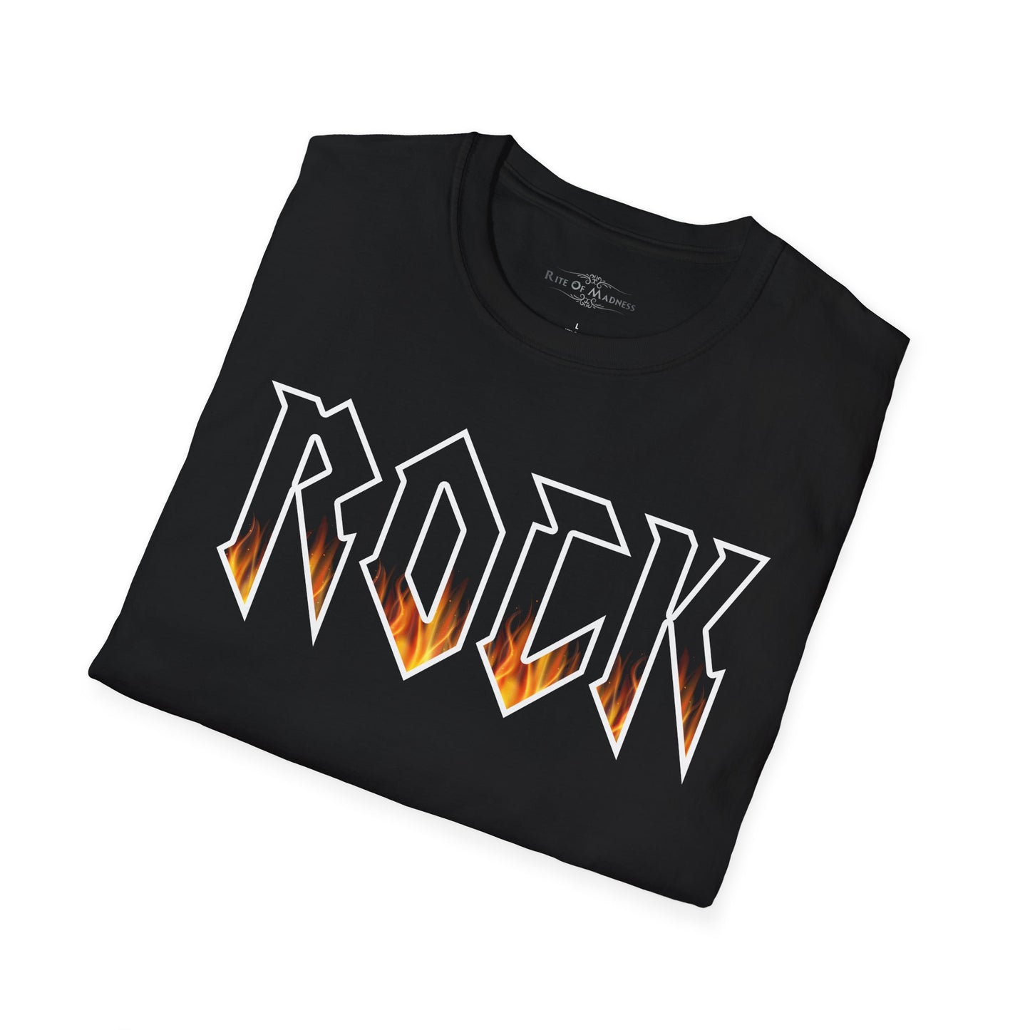 "ROCK On Fire" Men's Softstyle Tee