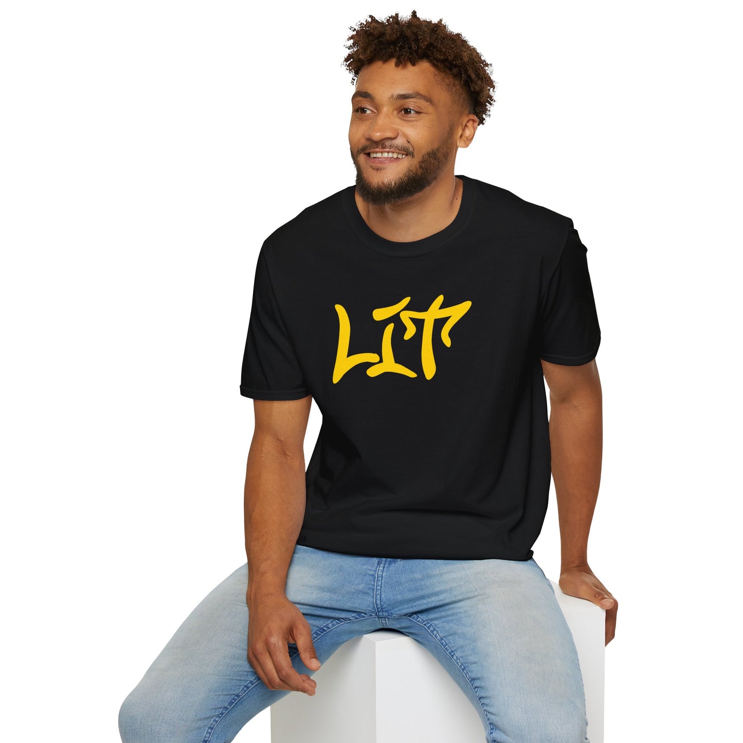 "Lit" Men's Softstyle Graffiti Tee