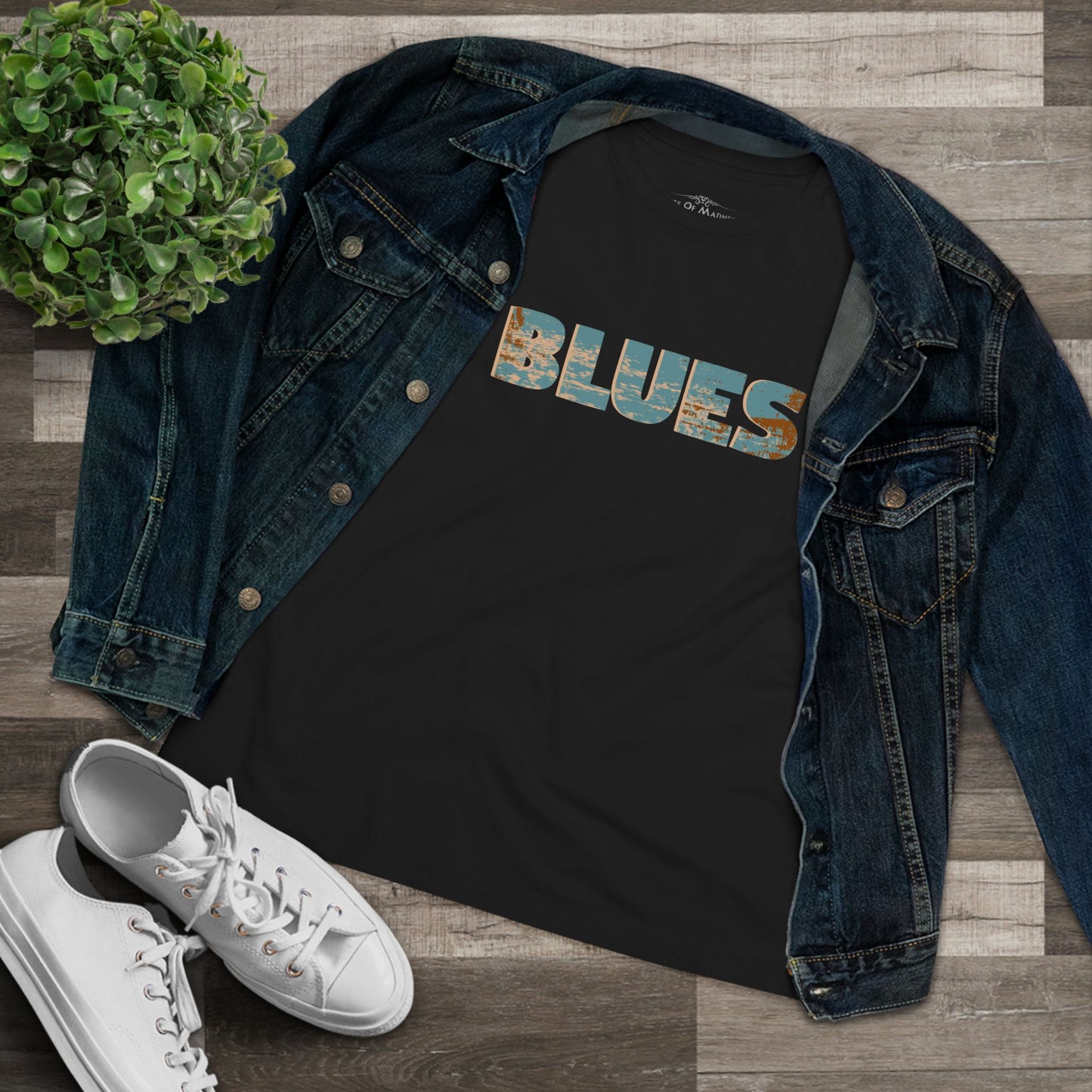 "Soulful Blues" Women's Cotton Tee