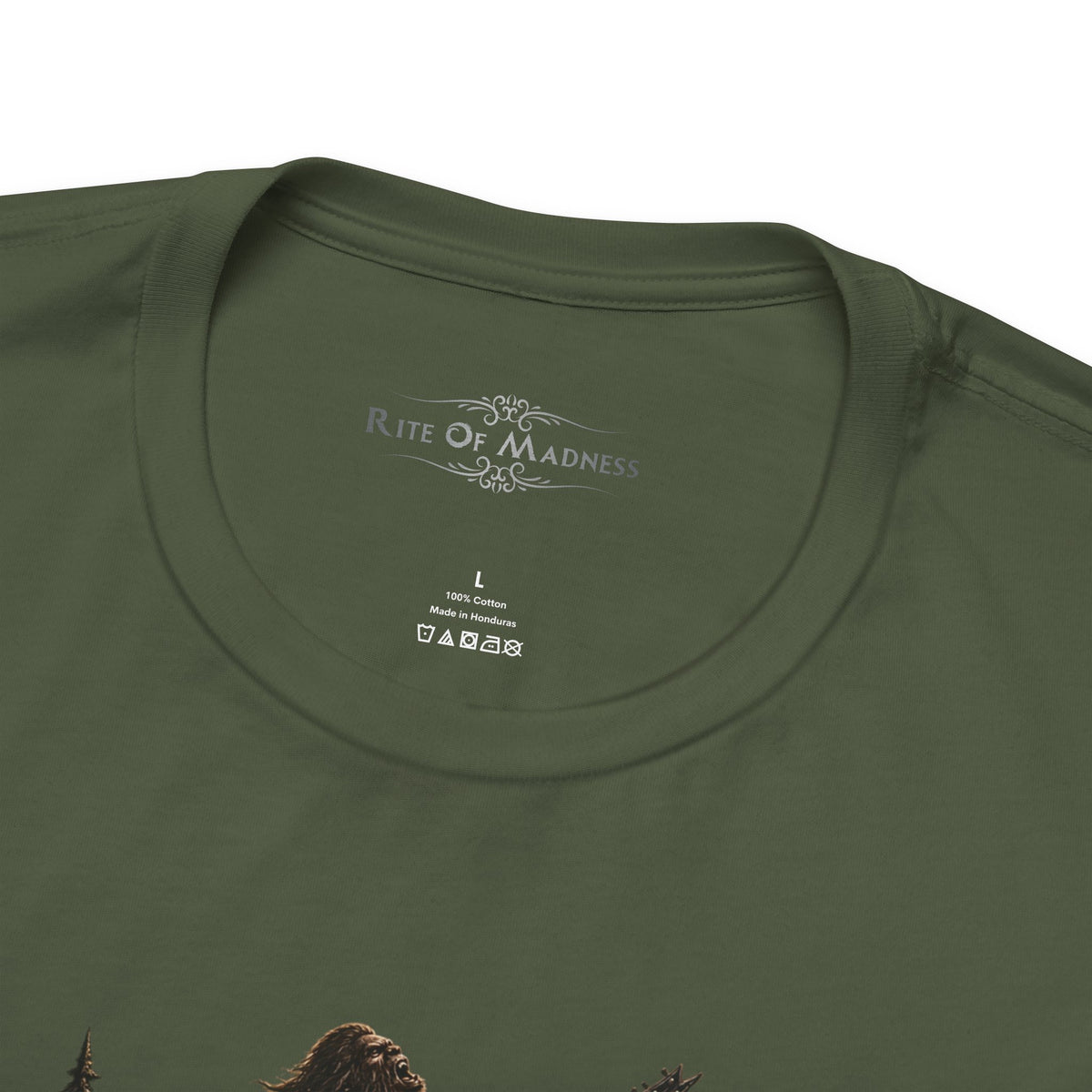 Stay Wild Stay Metal | Bigfoot Heavy Metal Graphic T-Shirt | Front & Back