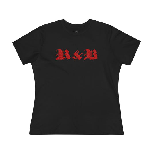 "Shimmering R&B Groove" Women's Cotton Tee