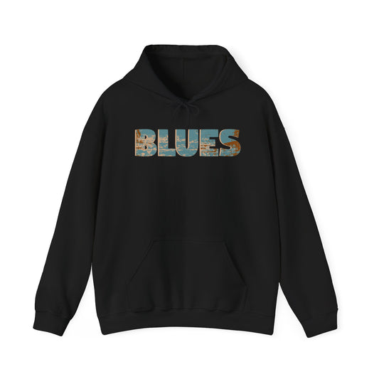 "Blues Essence" Men's Heavy Blend Hoodie