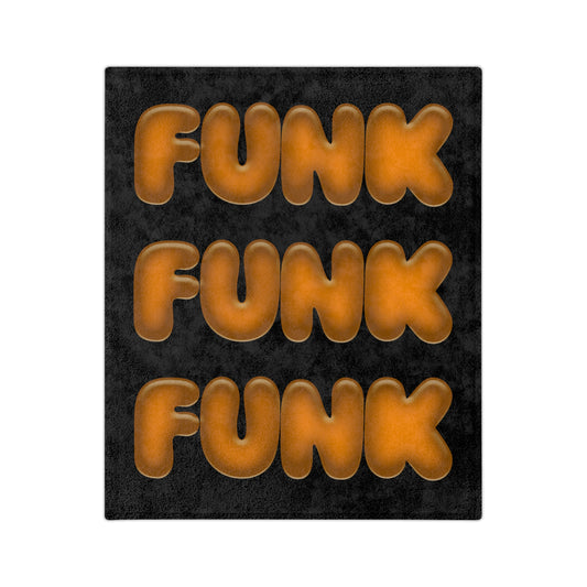 "Funky Vibes" 60x50 Velveteen Microfiber Blanket