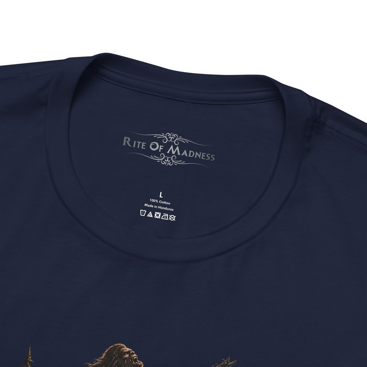 Stay Wild Stay Metal | Bigfoot Heavy Metal Graphic T-Shirt | Front & Back