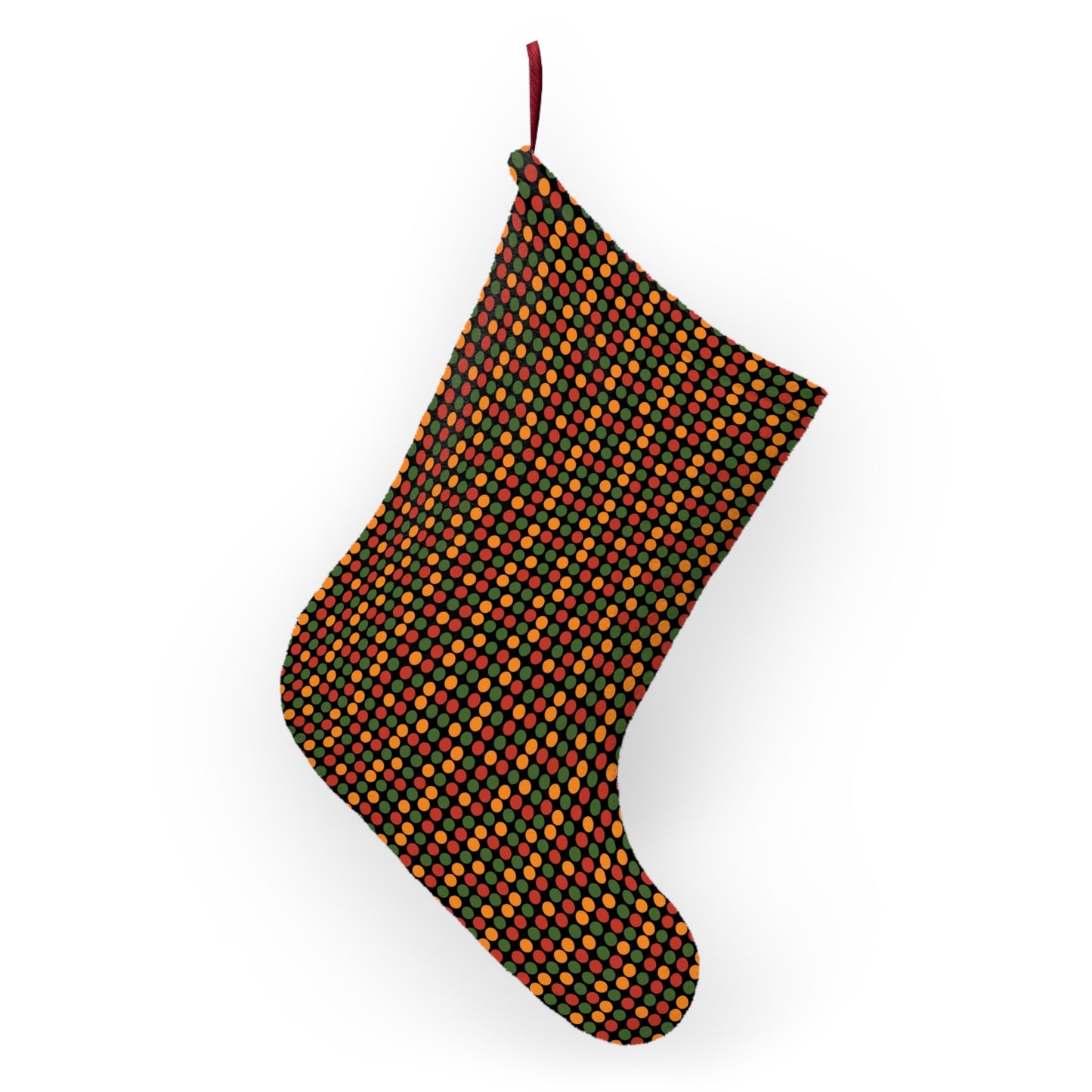 Dot Delight Christmas Stocking