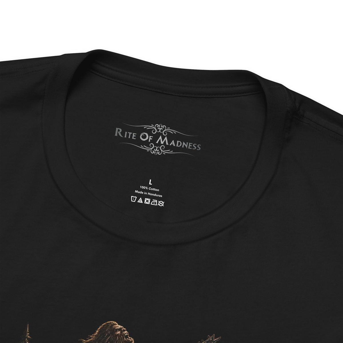 Stay Wild Stay Metal | Bigfoot Heavy Metal Graphic T-Shirt | Front & Back