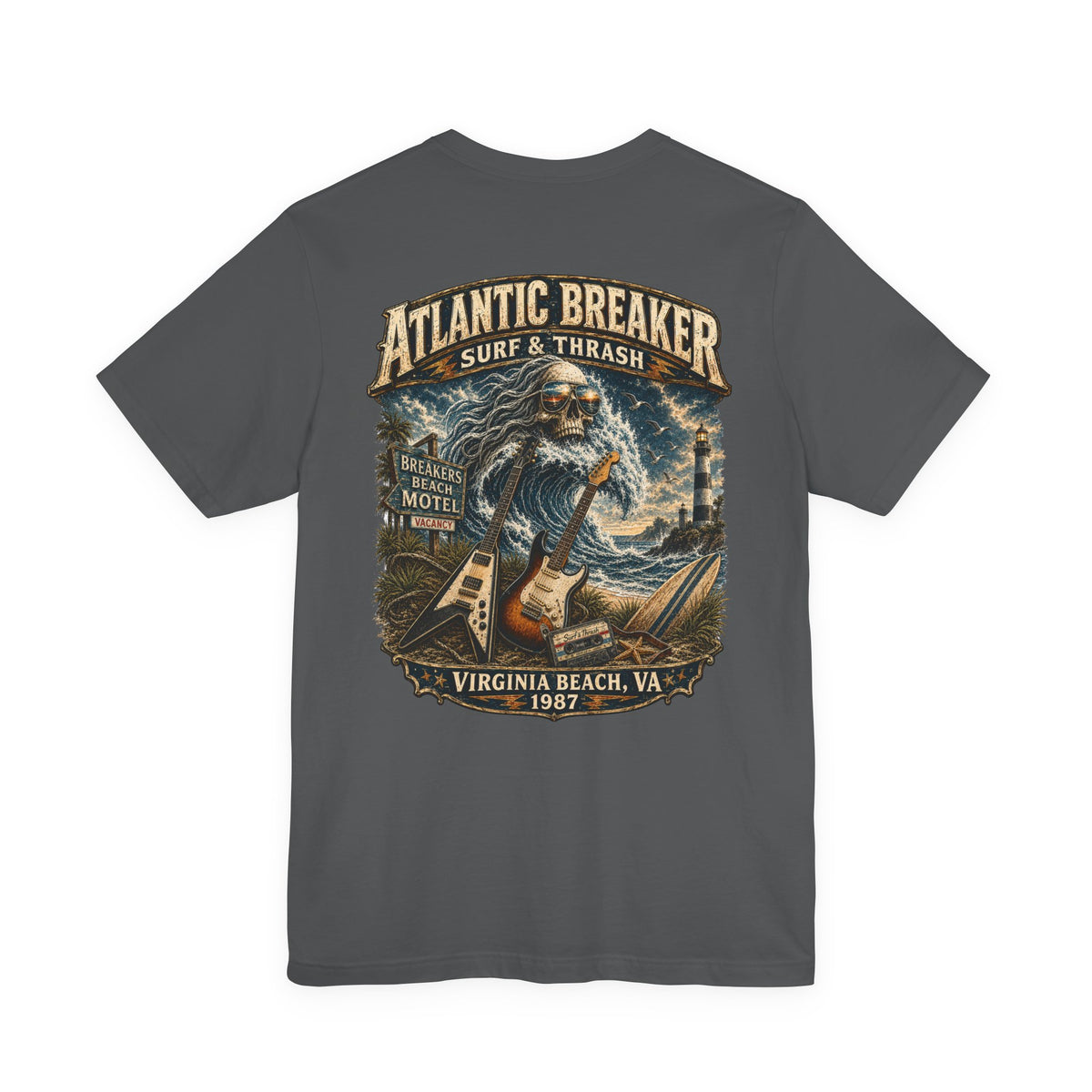 Atlantic Breaker Surf & Thrash | Virginia Beach Rock Graphic T-Shirt