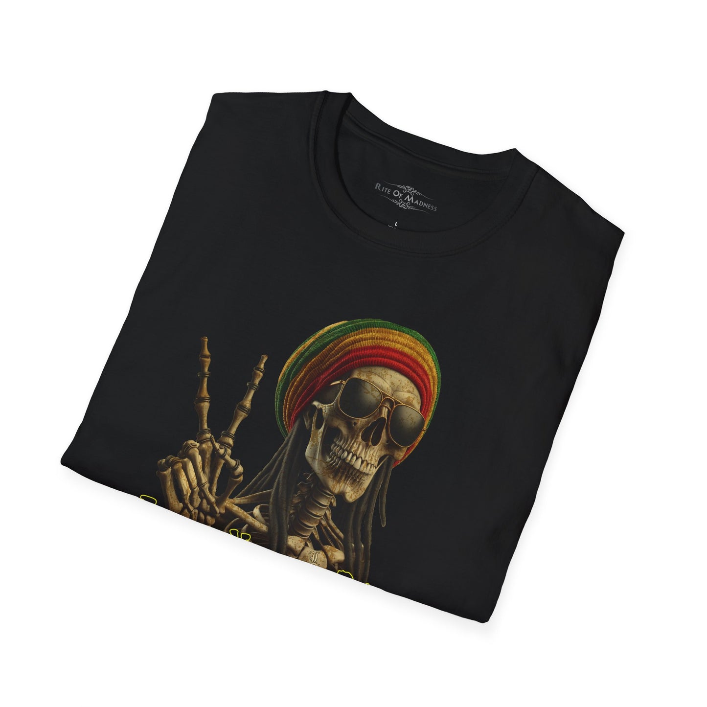 Love Never Dies: Rasta Vibes Halloween Men's Softstyle Tee