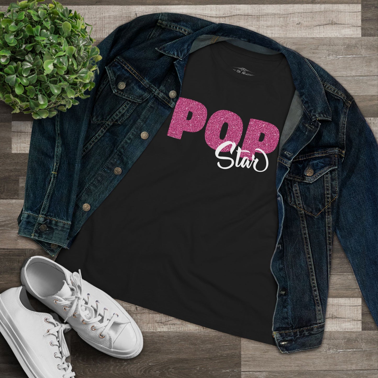 "Pop Star Shine" Women's Cotton Tee