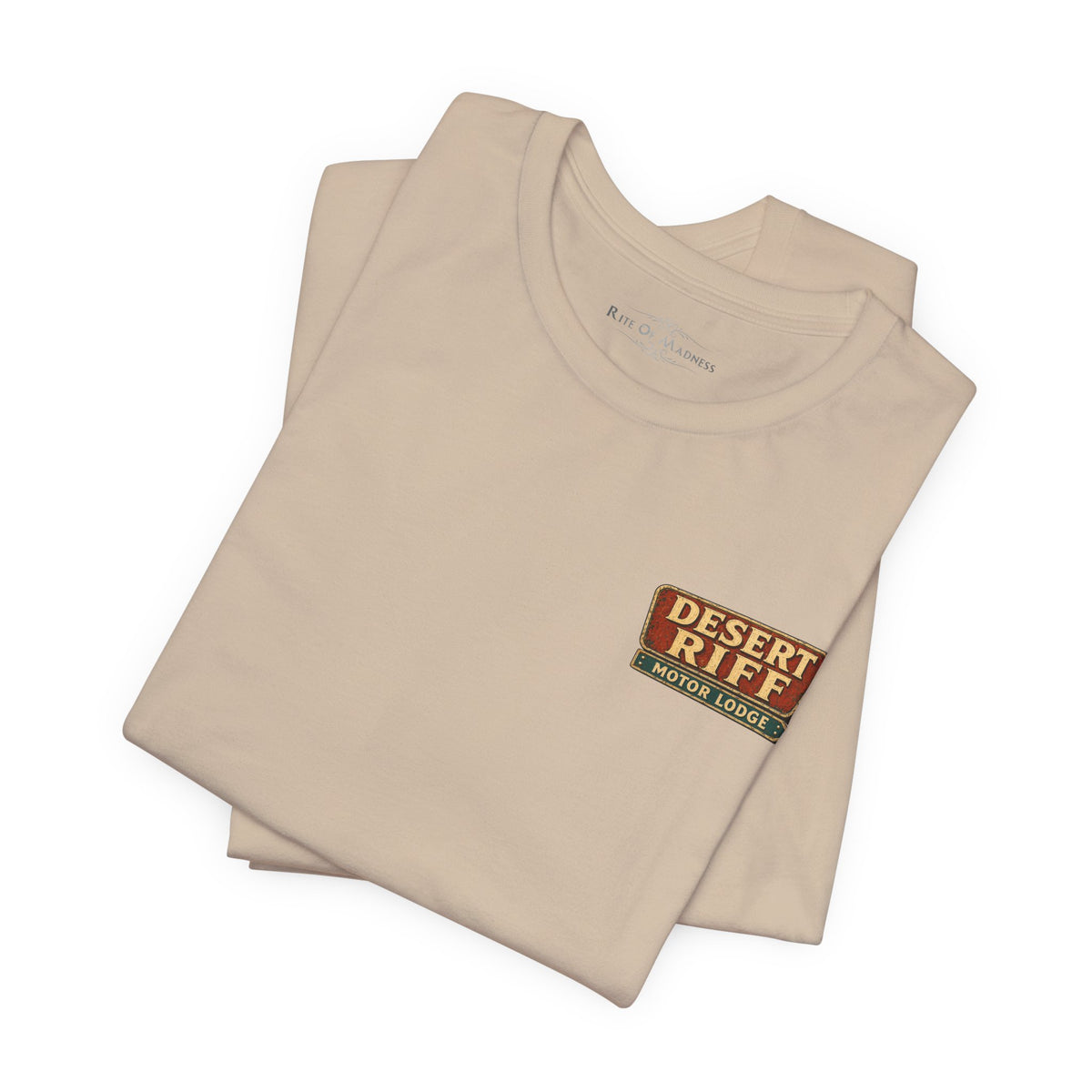 Desert Riff Motor Lodge | Vintage Desert Rock Graphic T-Shirt | Front & Back