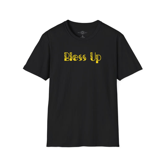 Bless Up In Gold Reggae Men's T-Shirt