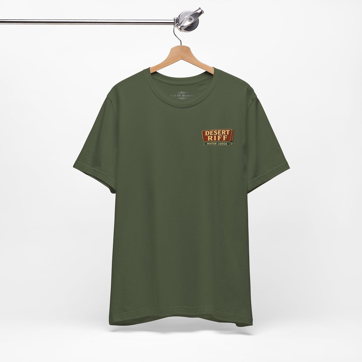 Desert Riff Motor Lodge | Vintage Desert Rock Graphic T-Shirt | Front & Back
