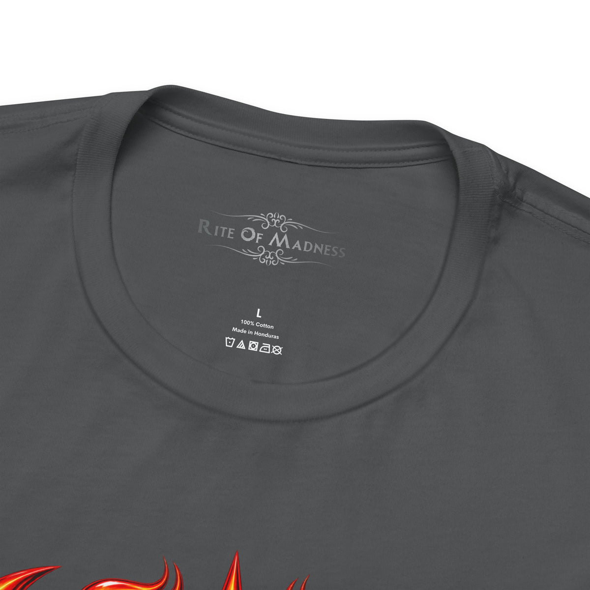Burn the Silence | Flaming Electric Guitar Heavy Metal T-Shirt | Front & Back