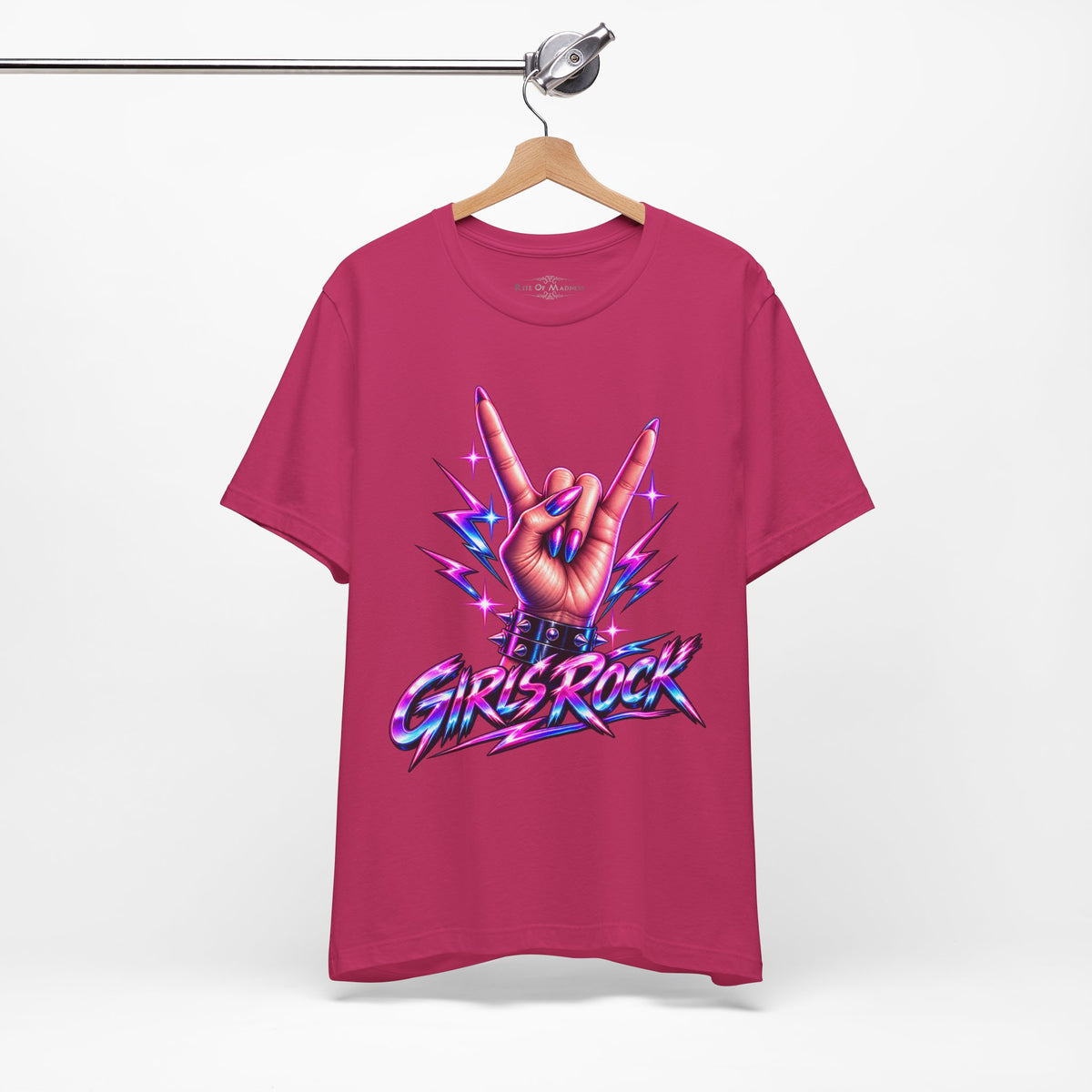 Girls Rock | Women's Rock & Roll Graphic T-Shirt | Rite Of Madness