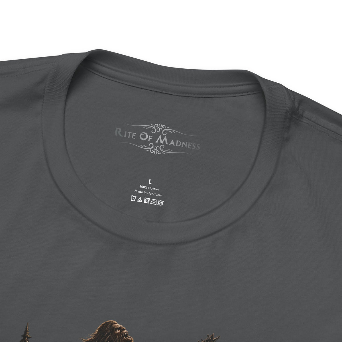 Stay Wild Stay Metal | Bigfoot Heavy Metal Graphic T-Shirt | Front & Back