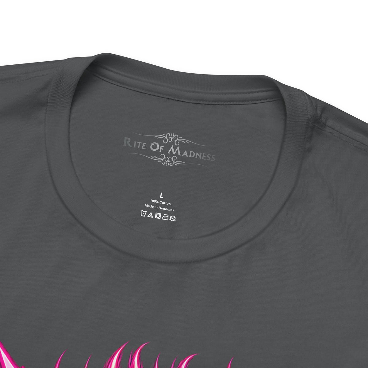 Hair Metal Maneater T-Shirt | 80s Glam Rock Neon Pink Big Cat Graphic Tee