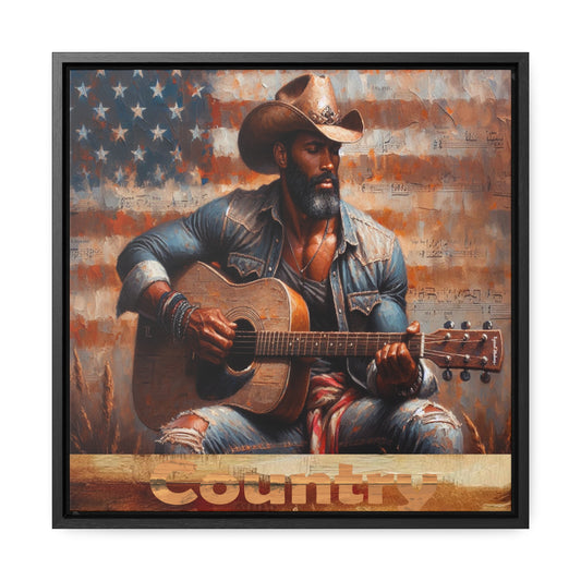 Patriotic Melodies 16x16 Framed Canvas