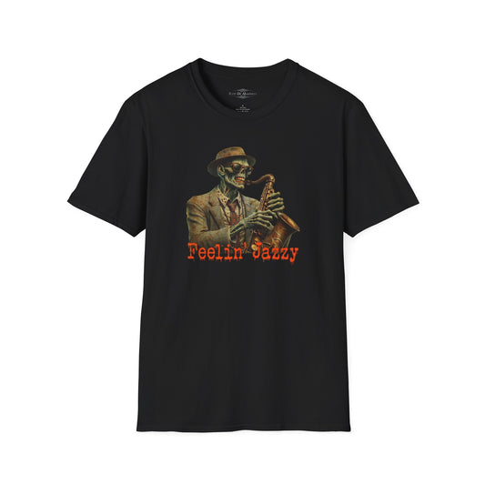 "Jazzy Zomboss": Feelin' Jazzy Halloween Men's Softstyle Tee