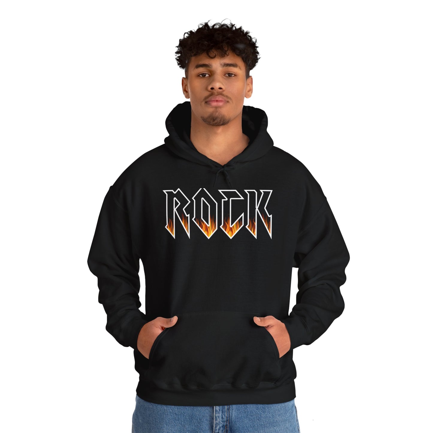 "ROCK Blaze" Men's Heavy Blend Hoodie