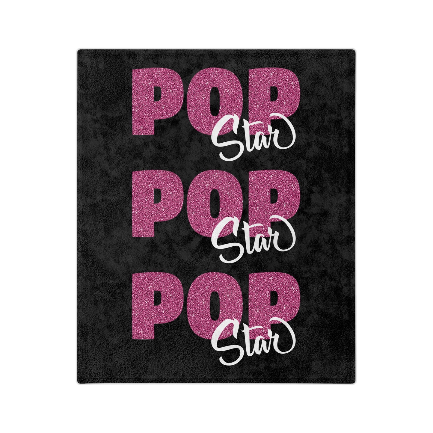 "Pop Star Dream" 60x50 Velveteen Microfiber Blanket