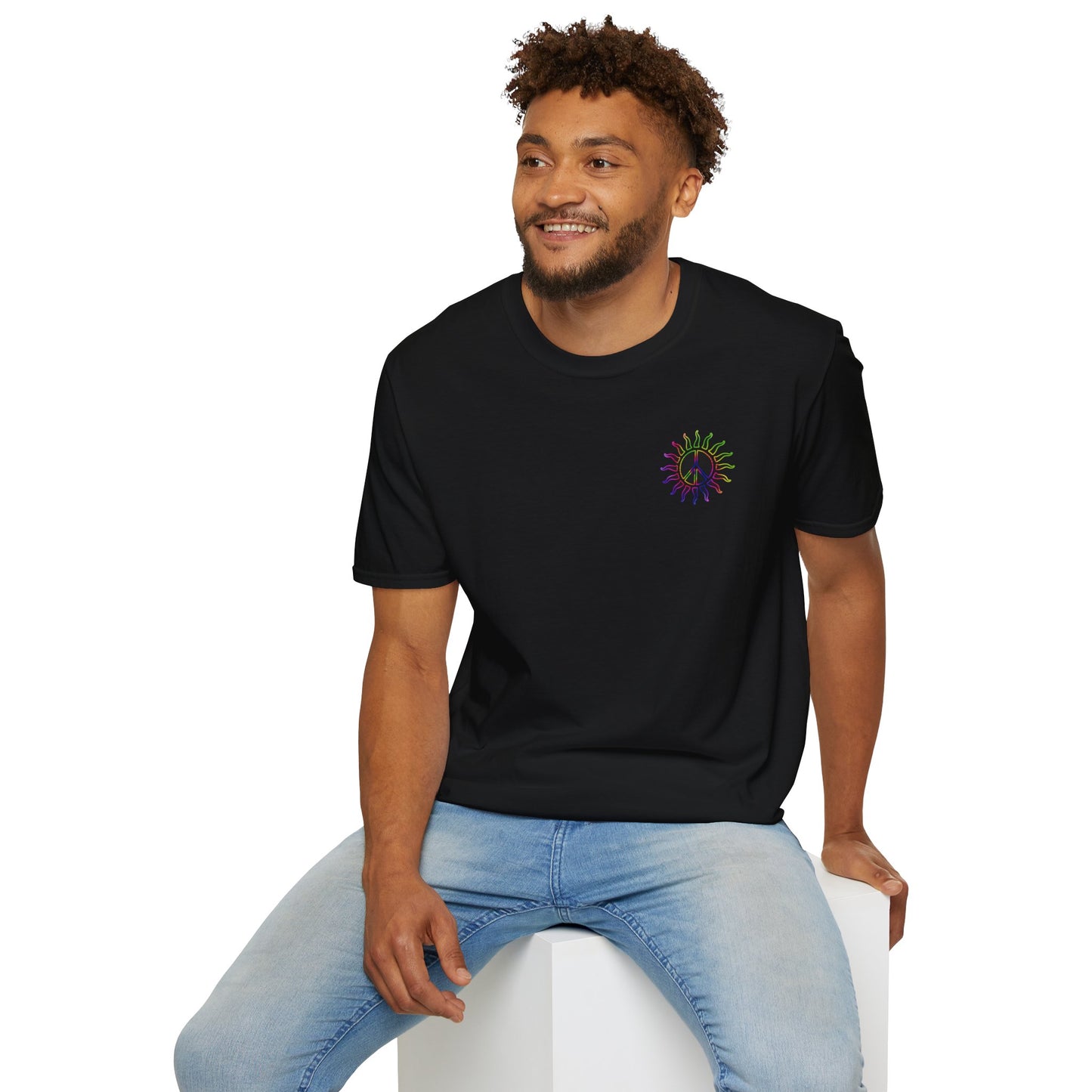 Amplify the Revolution: 60s Rock Revival Men's SoftstyleTee