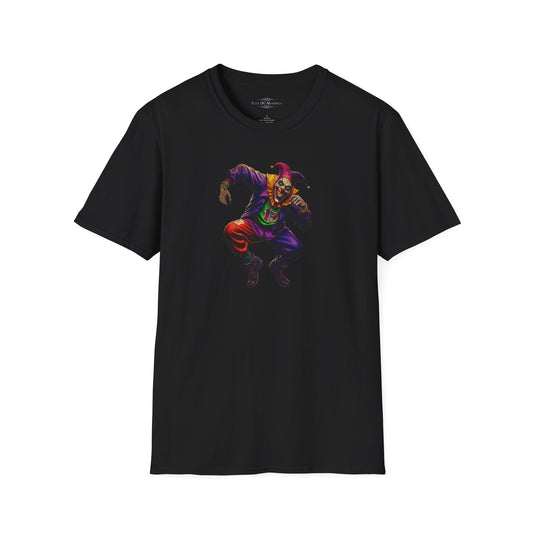 Jester Jam: Dance to the Halloween Beat Men's Softstyle Tee