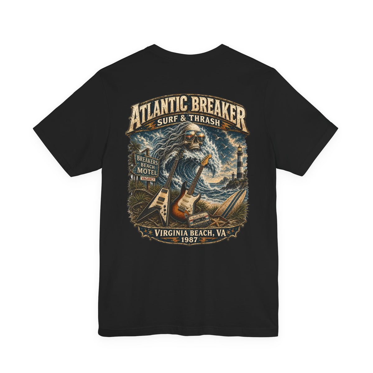 Atlantic Breaker Surf & Thrash | Virginia Beach Rock Graphic T-Shirt