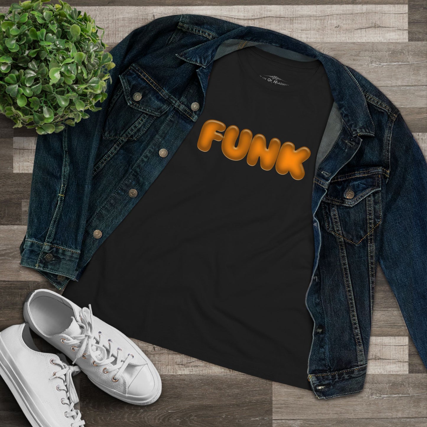 "Funky Vibes" Women's Cotton Tee