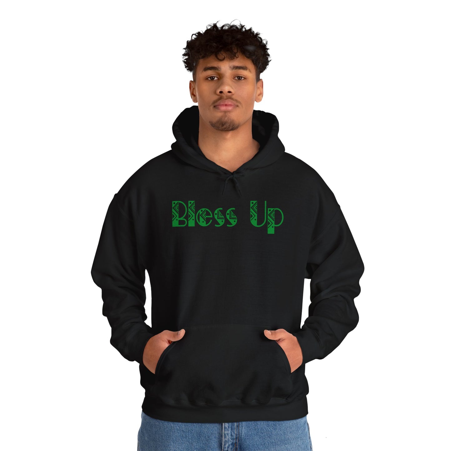 Bless Up Men's Heavy Hoodie