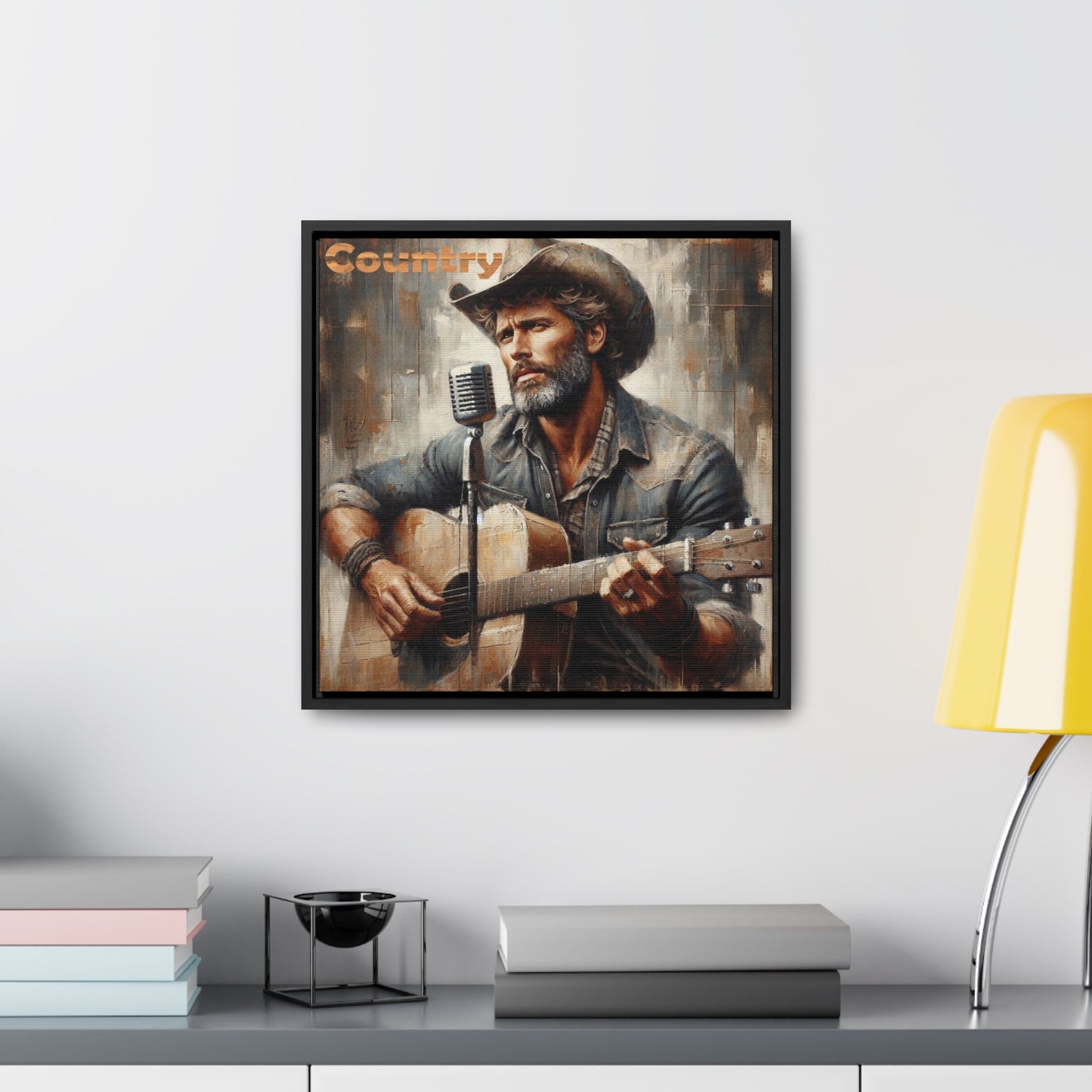 Timeless Country Serenade 16x16 Framed Canvas