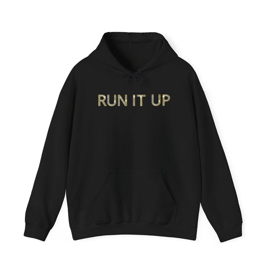 "Run It Up" Men's Heavy Blend Luxe Hoodie