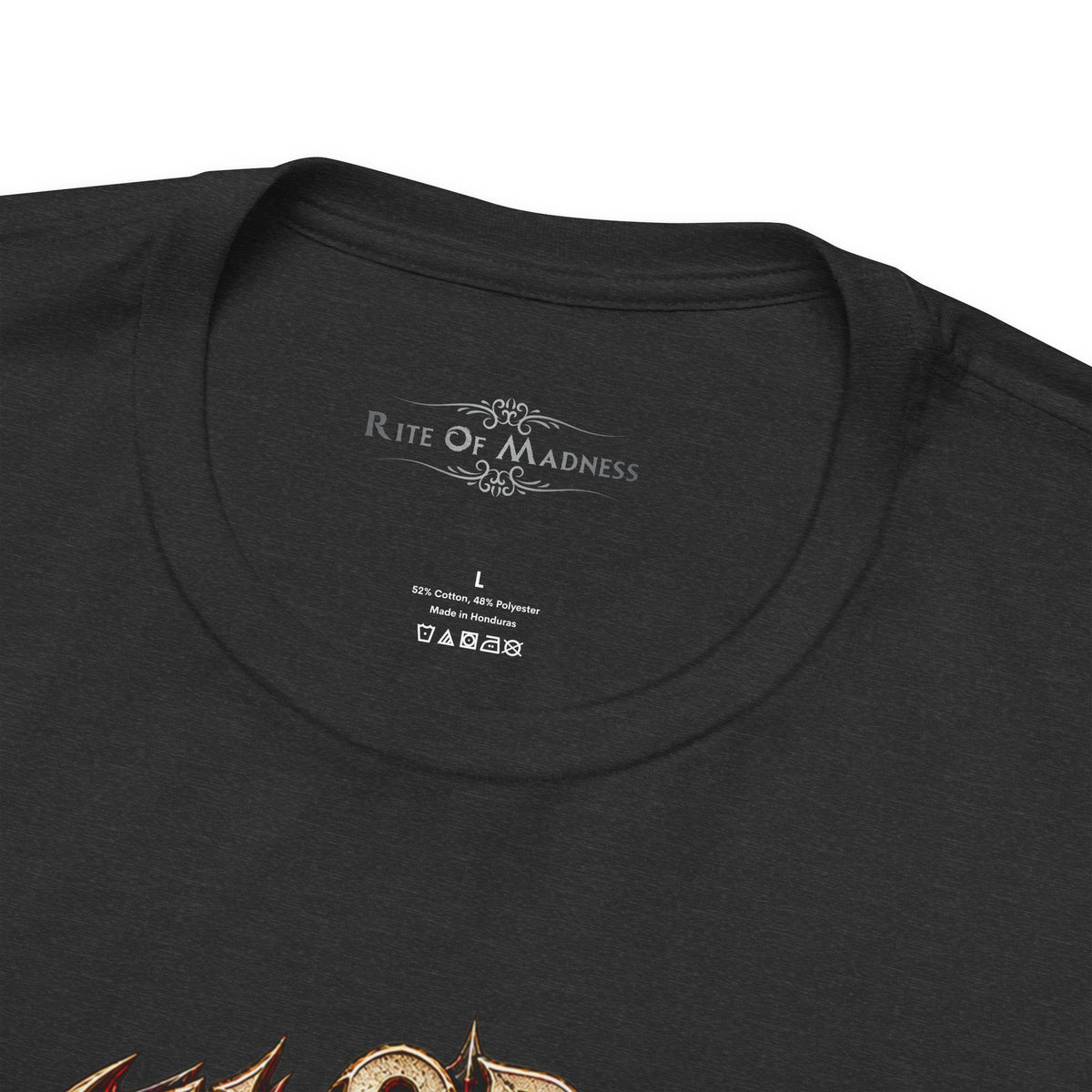 Heaven or Hell There Will Be Rock T-Shirt | Angel Wings Gothic Guitar Heavy Metal Graphic Tee