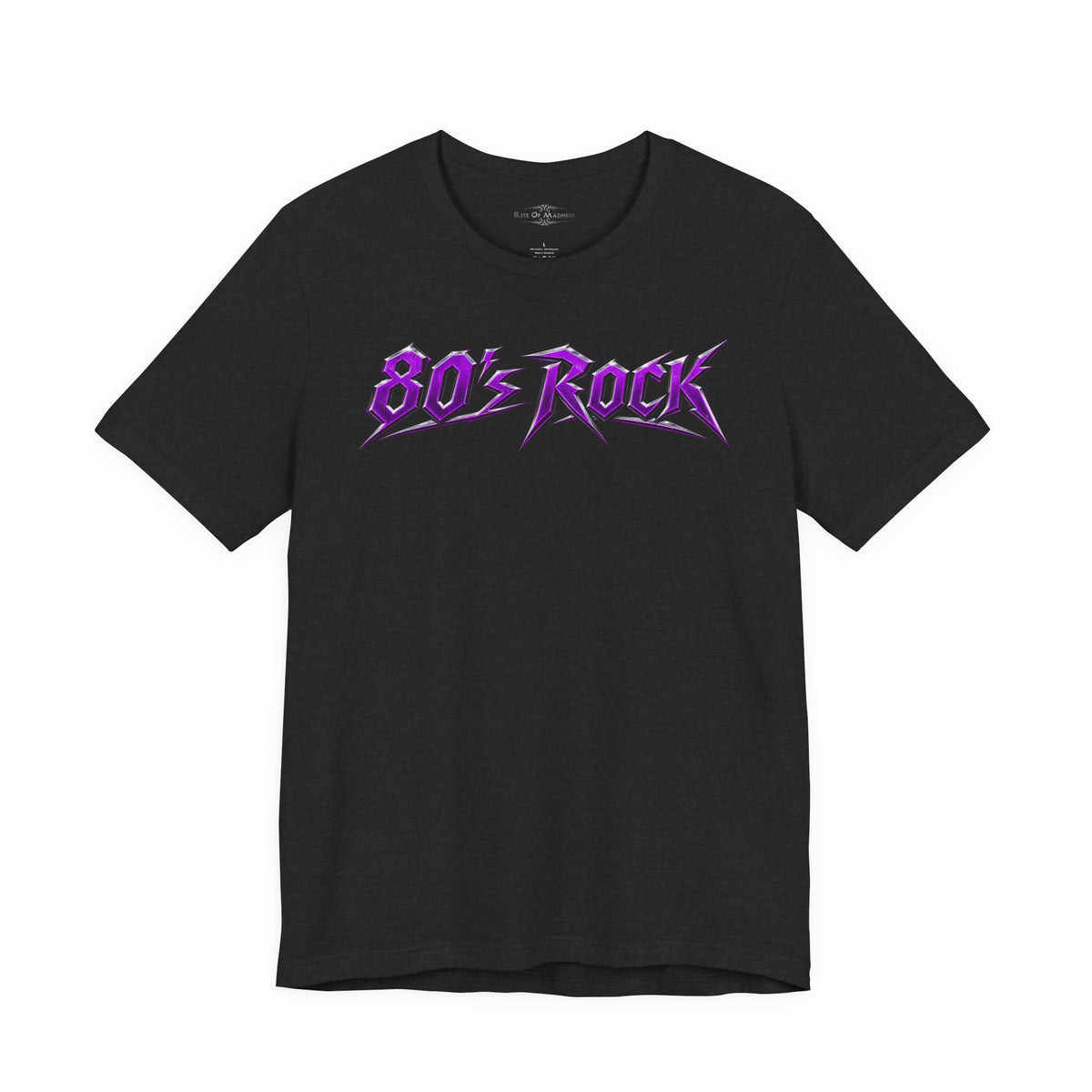 80s Rock T-Shirt | Retro Heavy Metal Front & Back Graphic Tee