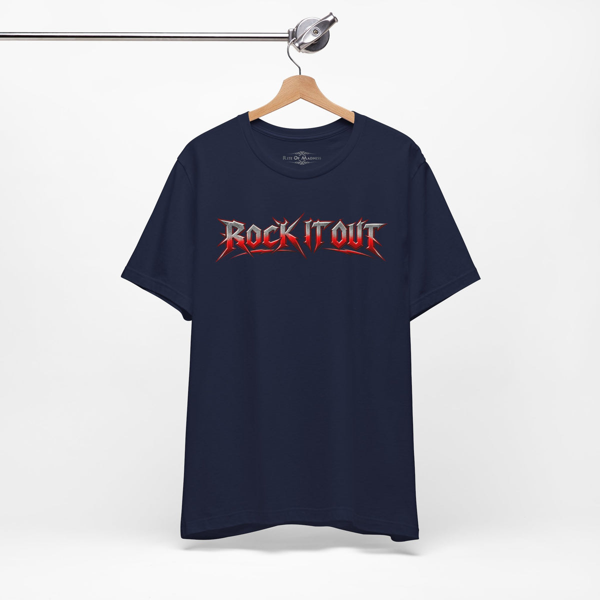 Rock It Out | Bang Your Head Heavy Metal Graphic T-Shirt | Front & Back